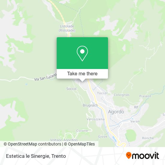 Estetica le Sinergie map