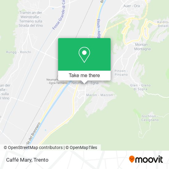 Caffé Mary map
