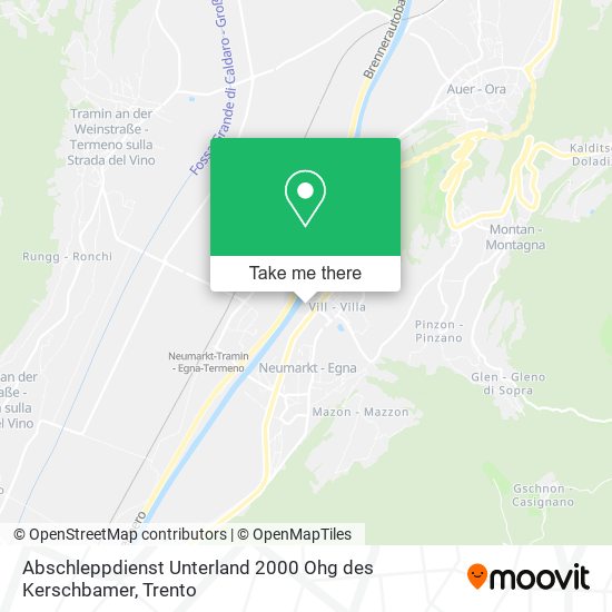Abschleppdienst Unterland 2000 Ohg des Kerschbamer map