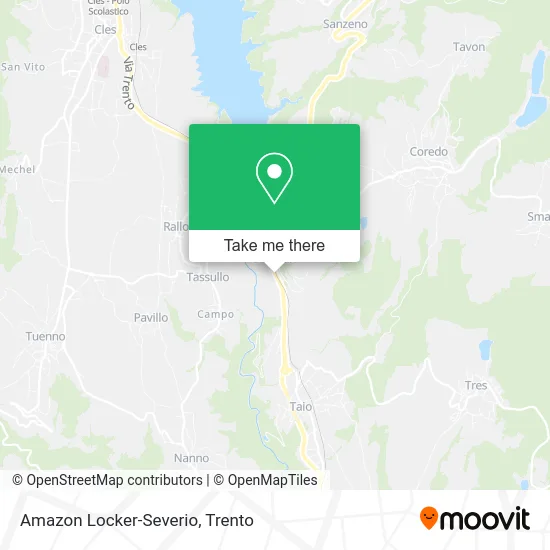 Amazon Locker-Severio map