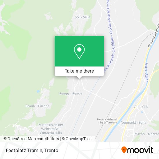 Festplatz Tramin map