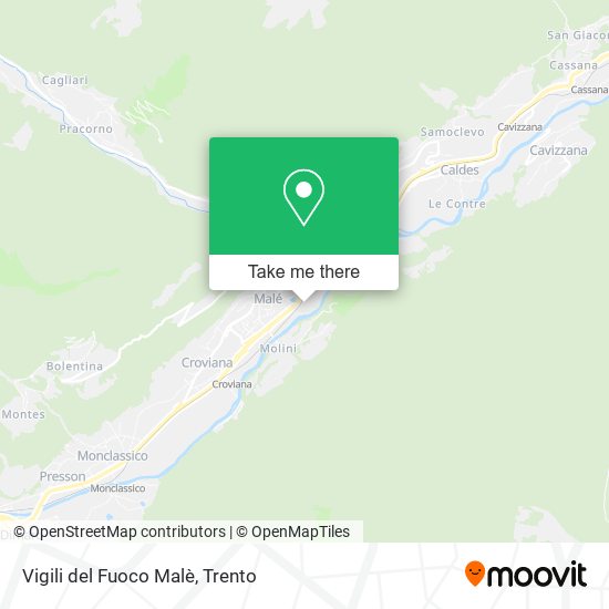 Vigili del Fuoco Malè map