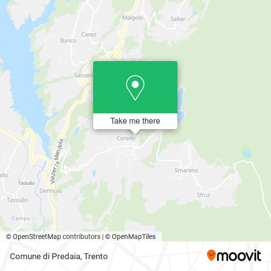 Comune di Predaia map