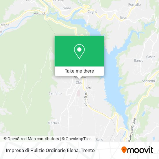 Impresa di Pulizie Ordinarie Elena map