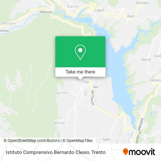 Istituto Comprensivo Bernardo Clesio map