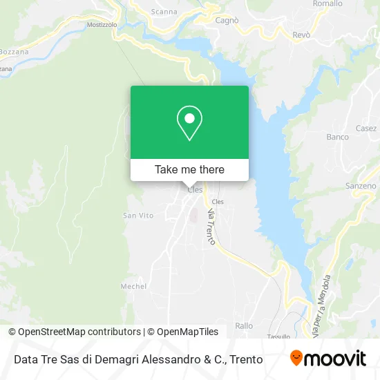 Data Tre Sas by Alessandro Demagri & Co. map