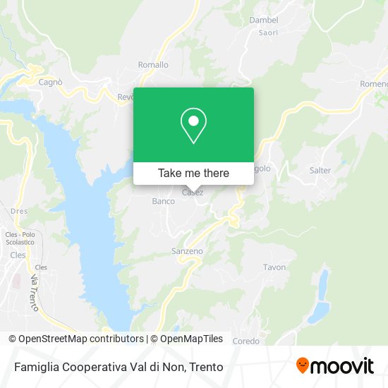 Famiglia Cooperativa Val di Non map