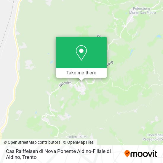 Caa Raiffeisen di Nova Ponente Aldino-Filiale di Aldino map