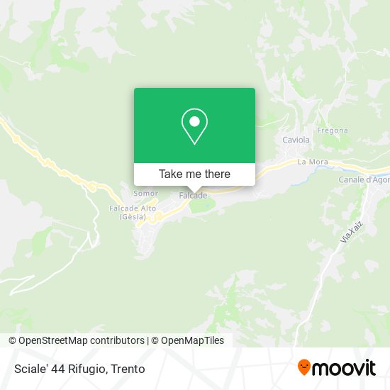 Sciale' 44 Rifugio map