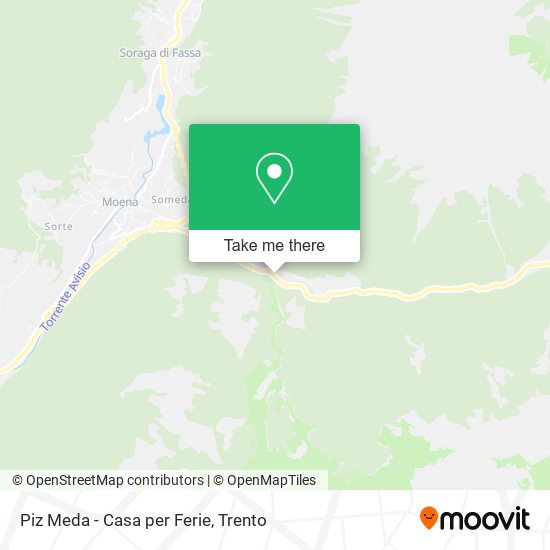 Piz Meda - Casa per Ferie map