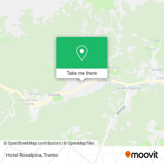 Hotel Rosalpina map