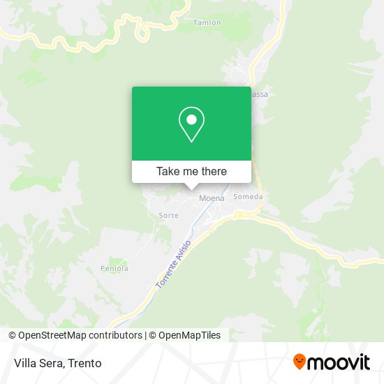 Villa Sera map