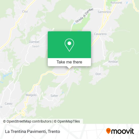 La Trentina Pavimenti map
