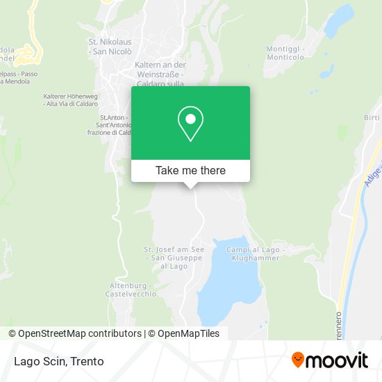 Lago Scin map