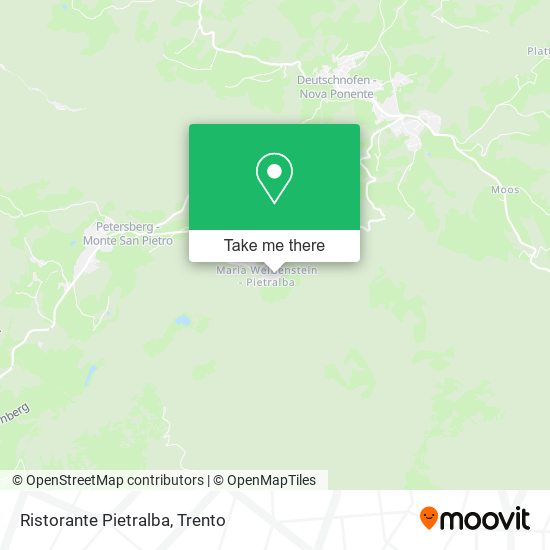 Ristorante Pietralba map
