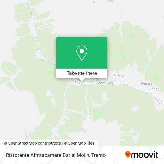 Ristorante Affittacamere Bar al Molin map