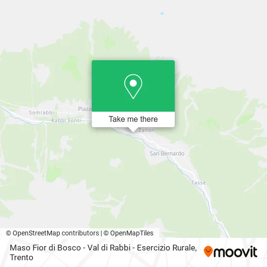 Maso Fior di Bosco - Val di Rabbi - Esercizio Rurale map