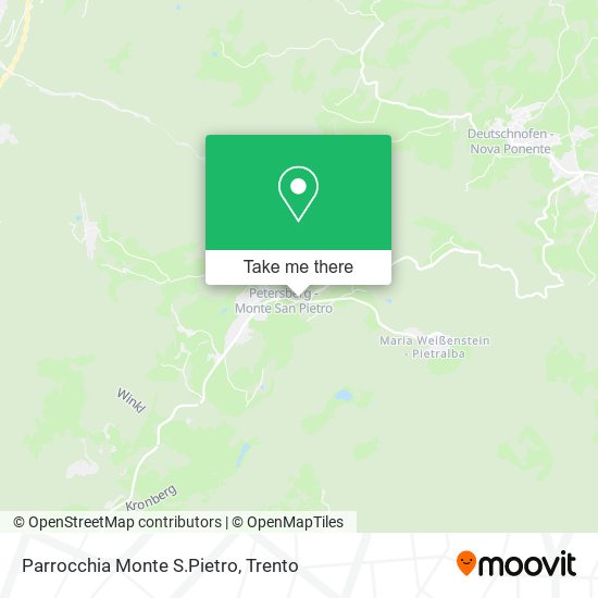 Parrocchia Monte S.Pietro map