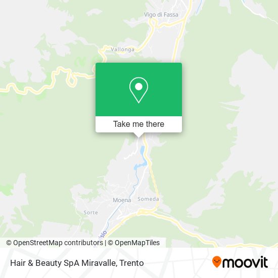 Hair & Beauty SpA Miravalle map