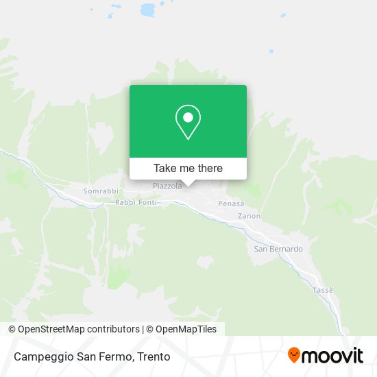 Campeggio San Fermo map
