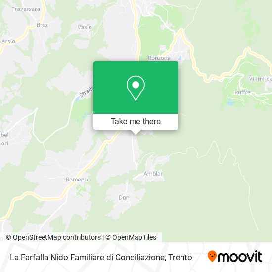 La Farfalla Nido Familiare di Conciliazione map