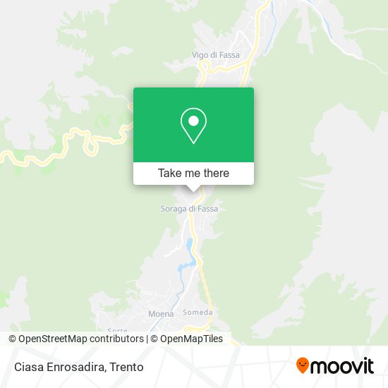Ciasa Enrosadira map