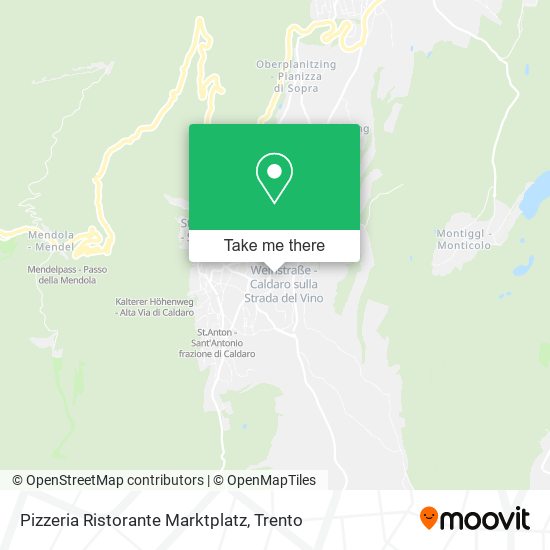 Pizzeria Ristorante Marktplatz map