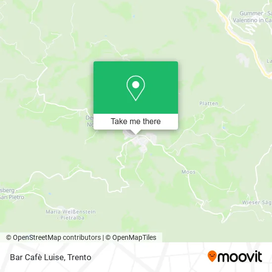 Bar Cafè Luise map