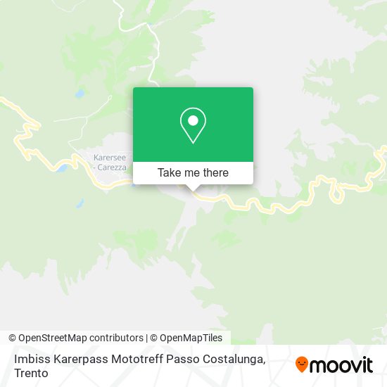 Imbiss Karerpass Mototreff Passo Costalunga map