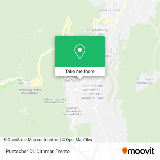 Puntscher Dr. Dithmar map