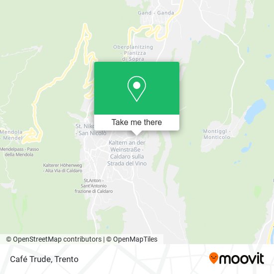 Café Trude map