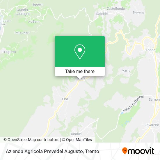 Azienda Agricola Prevedel Augusto map