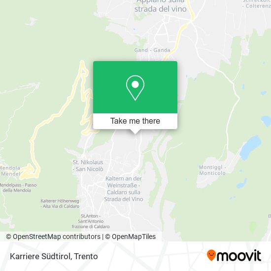 Karriere Südtirol map