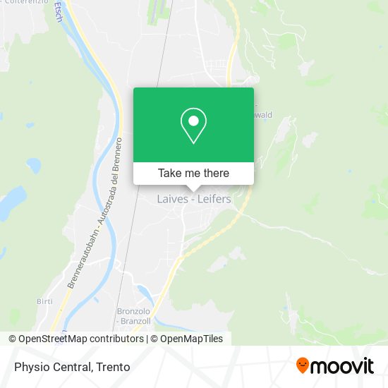 Physio Central map