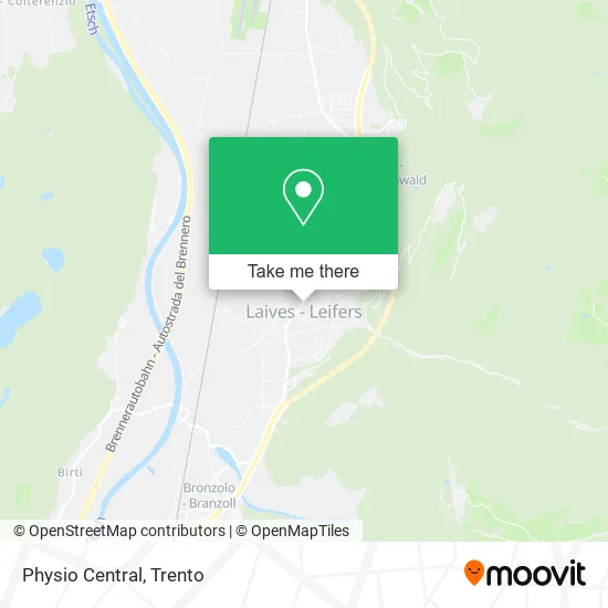 Physio Central map