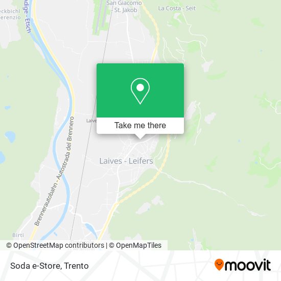 Soda e-Store map