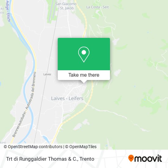 Trt di Runggaldier Thomas & C. map