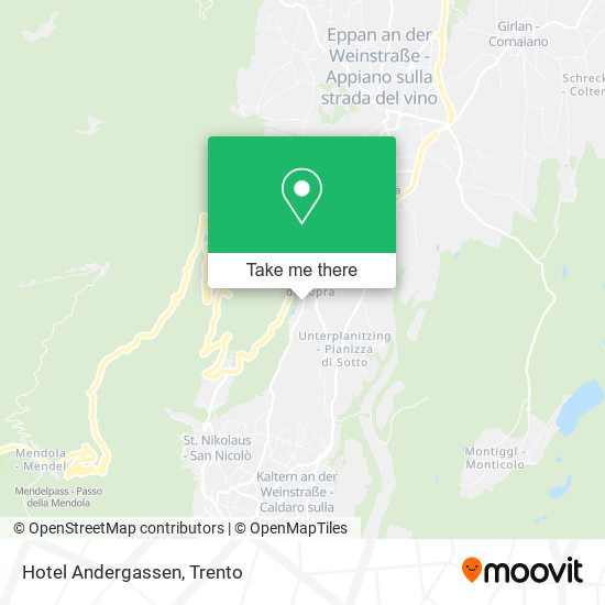 Hotel Andergassen map