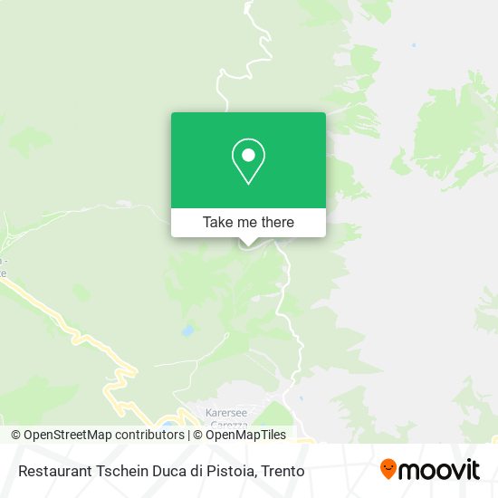 Restaurant Tschein Duca di Pistoia map
