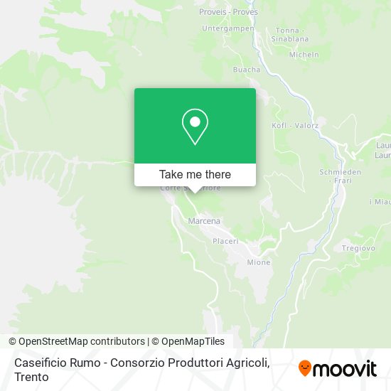 Caseificio Rumo - Consorzio Produttori Agricoli map