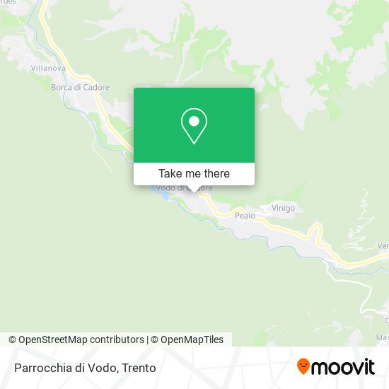 Parrocchia di Vodo map