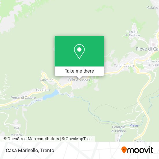 Casa Marinello map
