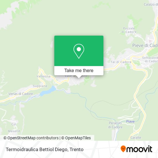 Termoidraulica Bettiol Diego map