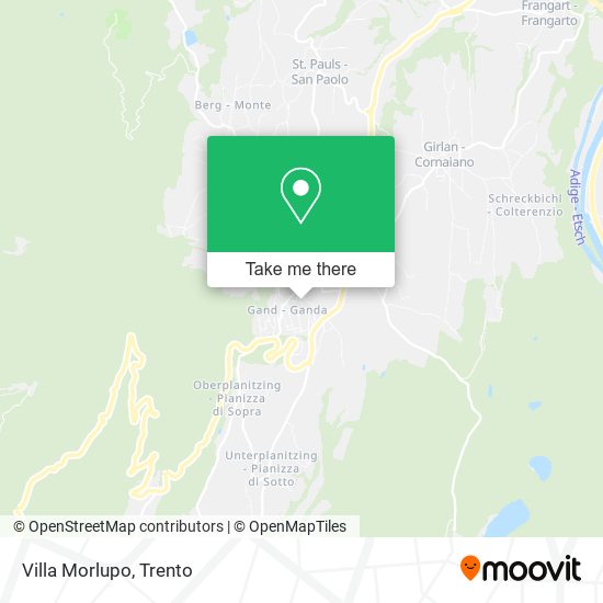 Villa Morlupo map