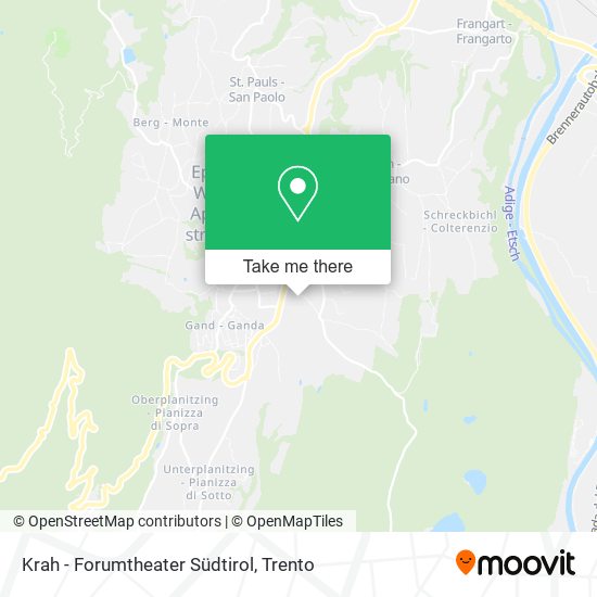 Krah - Forumtheater Südtirol map