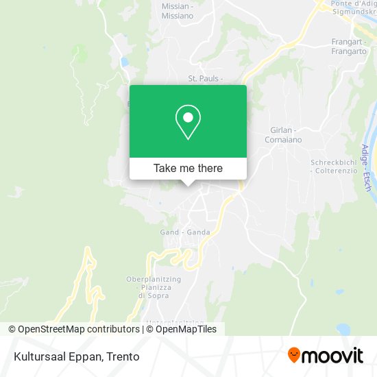Kultursaal Eppan map