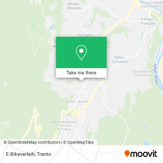 E-Bikeverleih map
