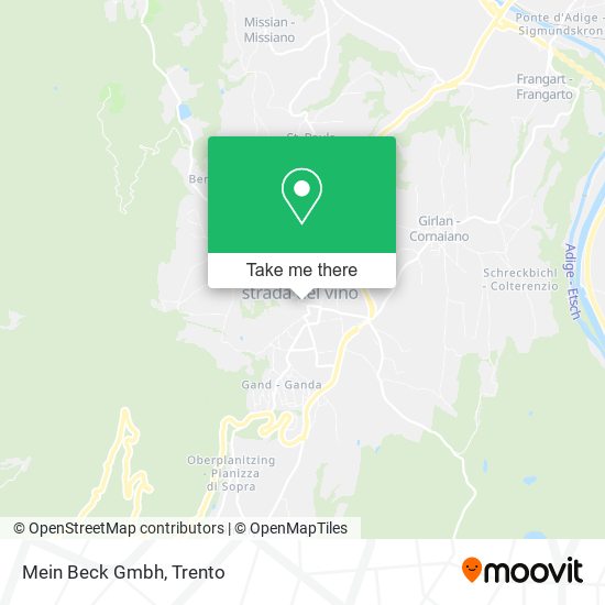 Mein Beck Gmbh map