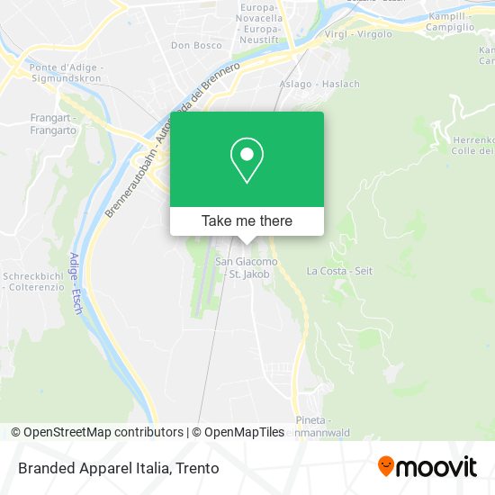 Branded Apparel Italia map