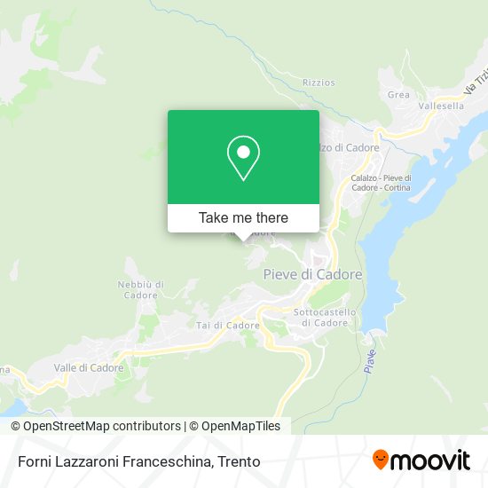 Forni Lazzaroni Franceschina map